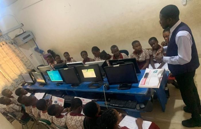 Lesson in the computer lab